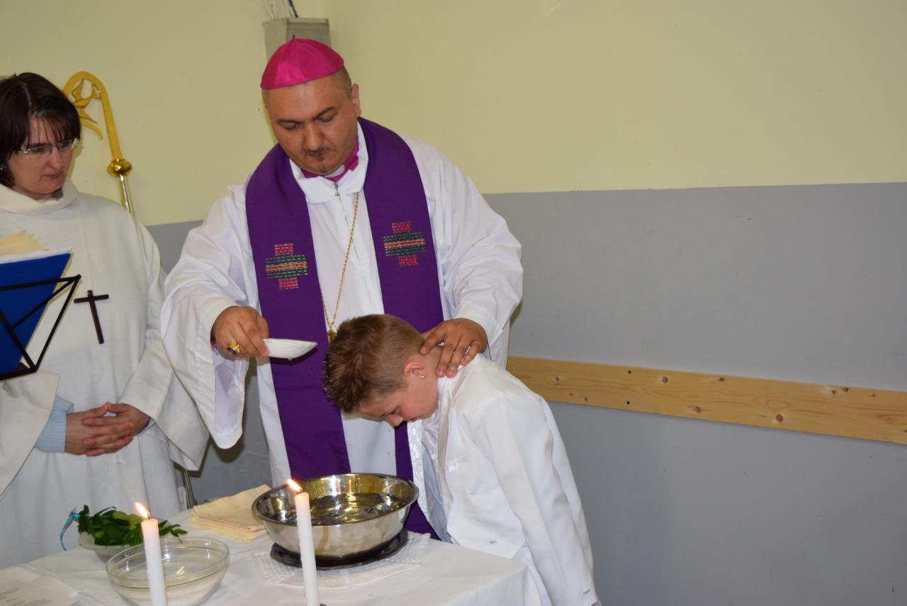 Baptême de Corentin le 18 juin 2016 à Roux salle St Michel